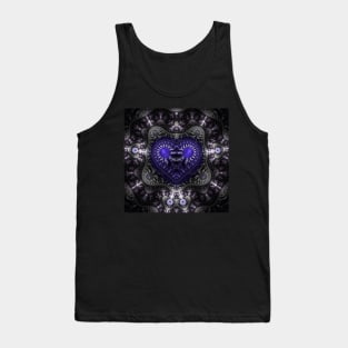 Blue steampunk Tank Top